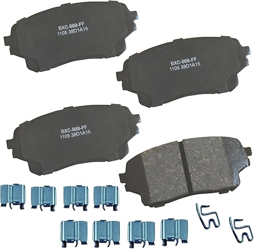 Miniatura 391 de Pastillas de freno delanteras cerámicas Bendix Premium SBC11 para modelos seleccionados Dodge Dart, Ford Fairlane, Falcon, Sedan Delivery, Mustang
