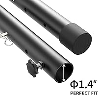 Vista 8 de (PAQUETE DE 4) Extensores de Patas de Mesa Plegables, Elevadores de Patas de Mesa Plegables de Acero Altamente Duraderos, Extensiones de Patas