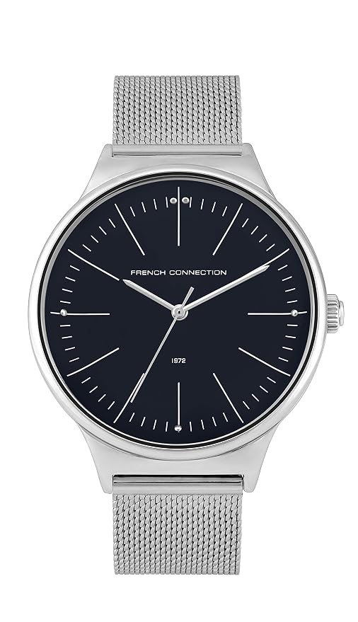 French Connection Analog Men's Watch (Dial Colored Strap)