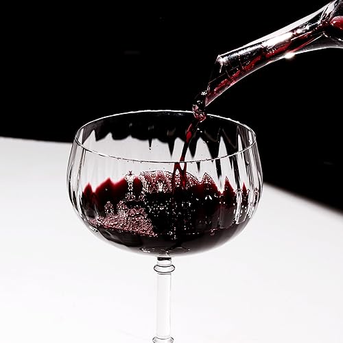 Vista 4 de LEMONSODA Rims Orient-Coupe - Copas de vino (loto, decoración, vino) (2 unidades)