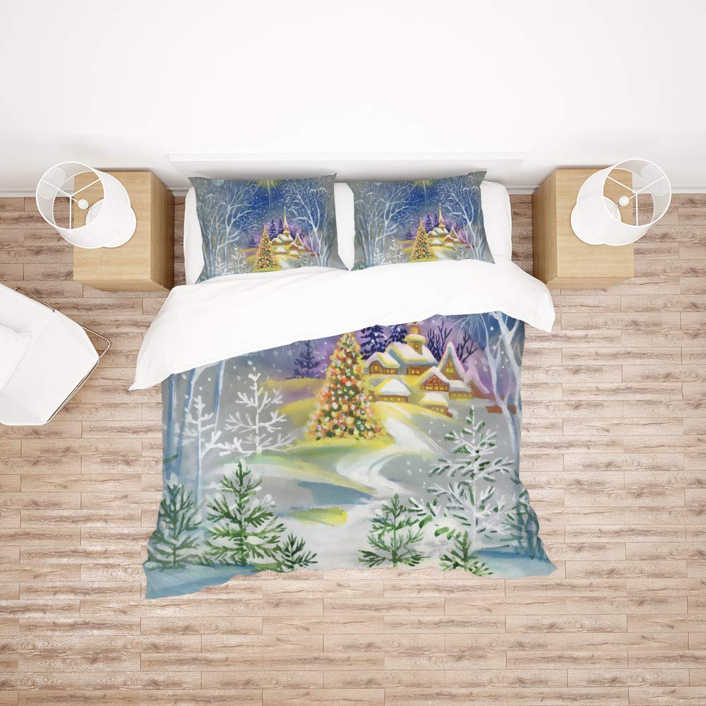 Parure de lit 3 pièces ultra douce pour en finir avec le linge rêche et difficile à repasser