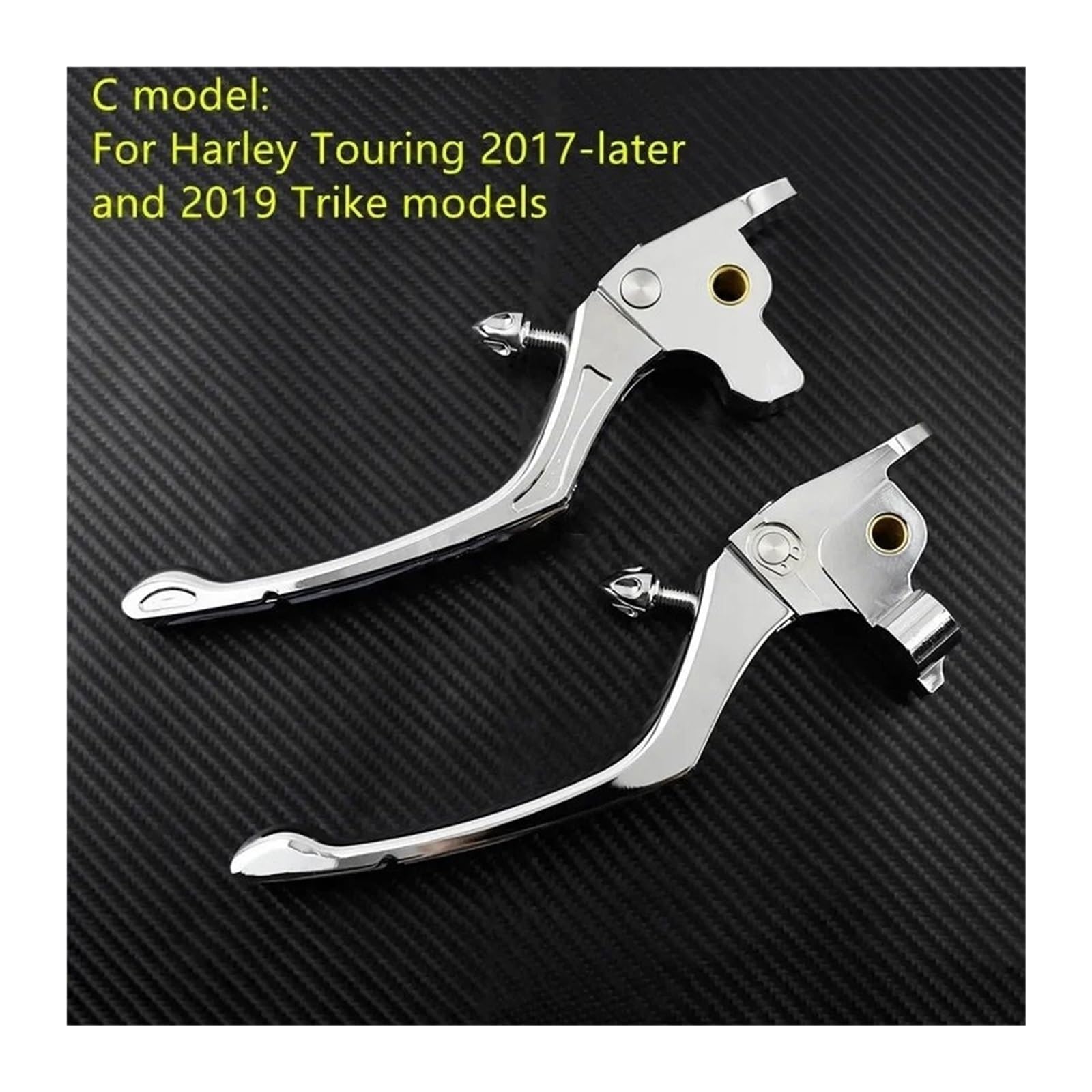 dźwignia sprzęgła hamulca Dźwignia hamulca sprzęgła CNC do motocykla chromowana pasuje Harley Touring Electra Glide Standard Street Road King 2008-2019