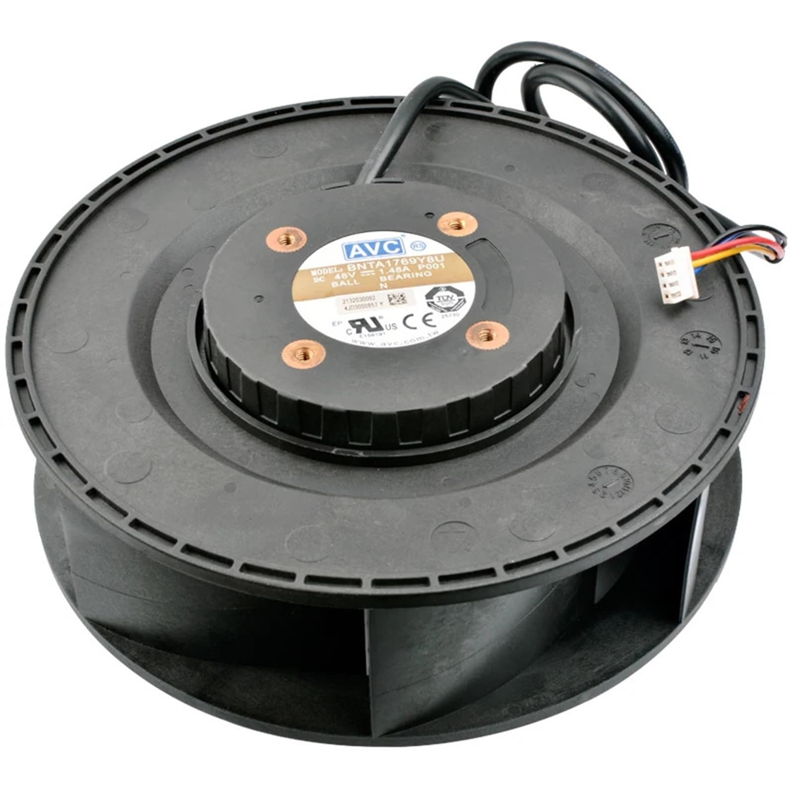 BNTA1769Y8U 17cm 17069 170mm 48V 1.48A Ventilador de refrigeración de servidor de ventilador de disco de turbina impermeable