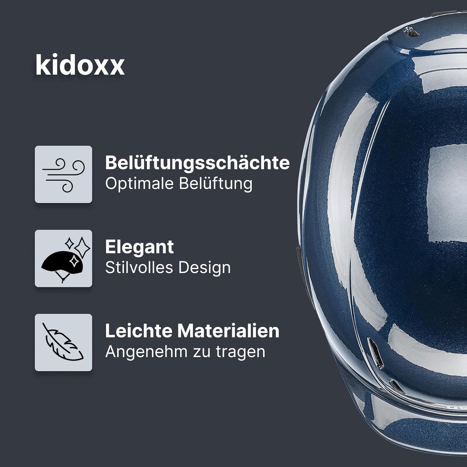 Uvex Kidoxx prilba vnútorná konštrukcia a možnosti nastavenia