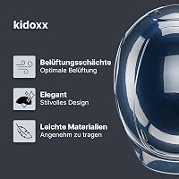 Uvex Kidoxx Gyerek Lovaglósisak - Könnyű Állítható Bukósisak - Optimális Szellőzés - Fényes Kék - 49-54 cm 2