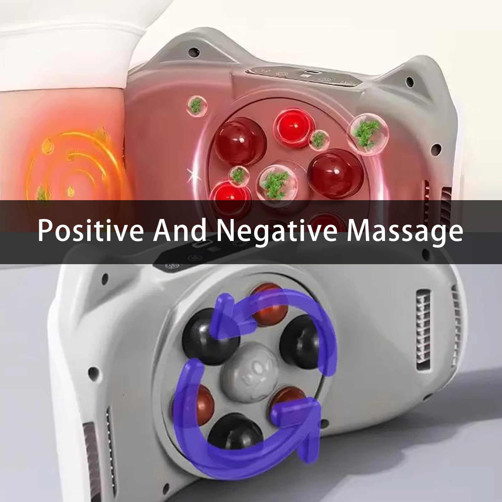 Bauchmassagegerät, Elektrischer Kabelloser Wiederaufladbar Bauch Trainingsgerät für Fettverbrennung und Verdauung 2 Massagemodi Anti-Cellulite Massagegerät Trainingsgerät für Taille Bauch