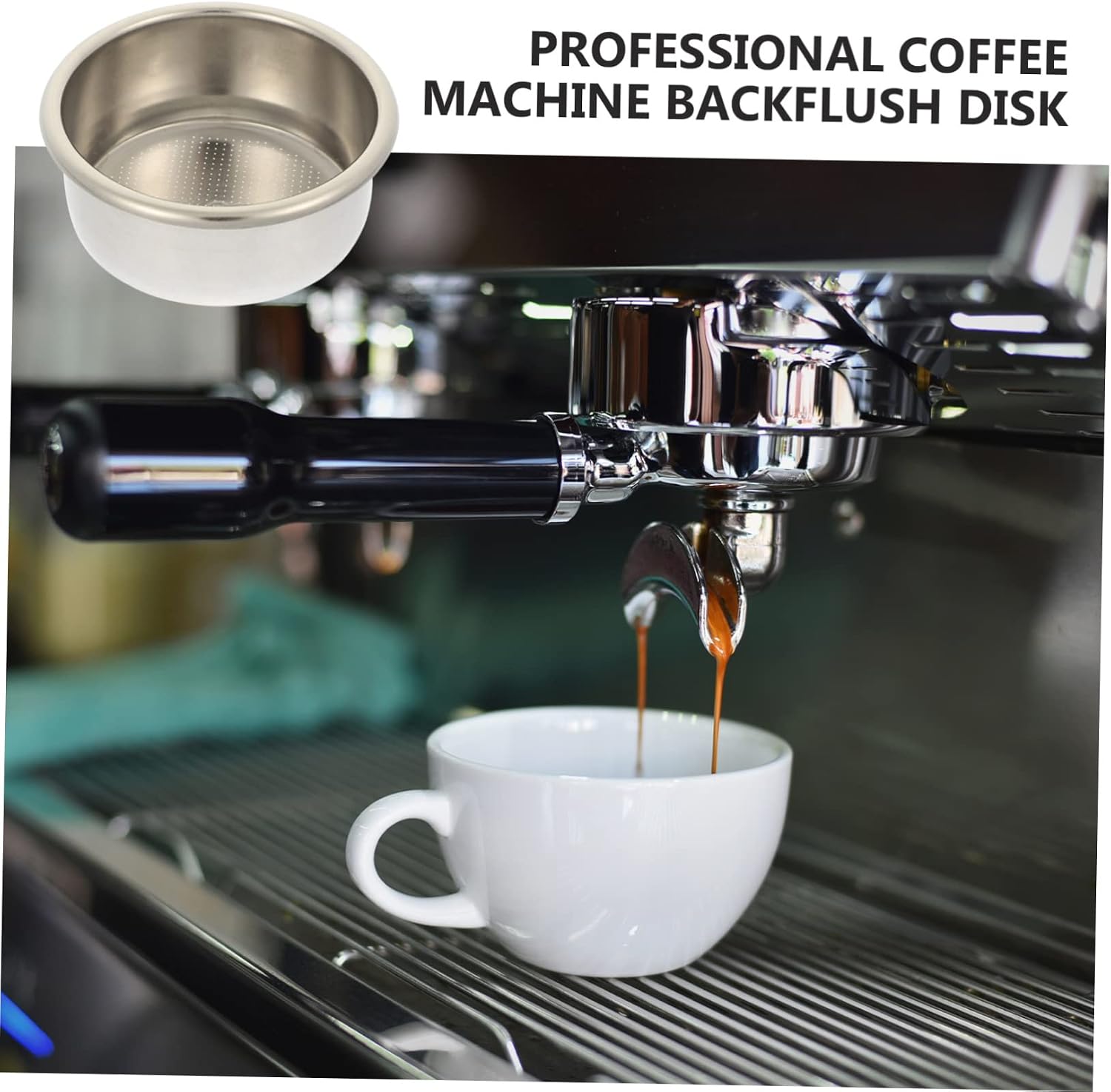 Housoutil 3pcs Filter Coffee Maker Espresso Filtering Basket Stainless Steel Filter Basket Practical Easy to Use for Espresso Machine