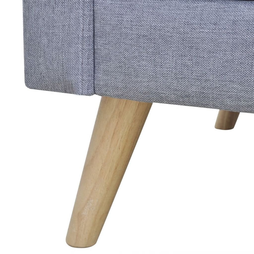 Gecheer Divano a 3 Posti,Divano Letto 3 Posti,Divano Imbottito,Divanetto Moderno,Divanetto imbottito,Divani da Soggiorno,Divano 3 Posti Moderno,Divano in Tessuto,Grigio Chiaro