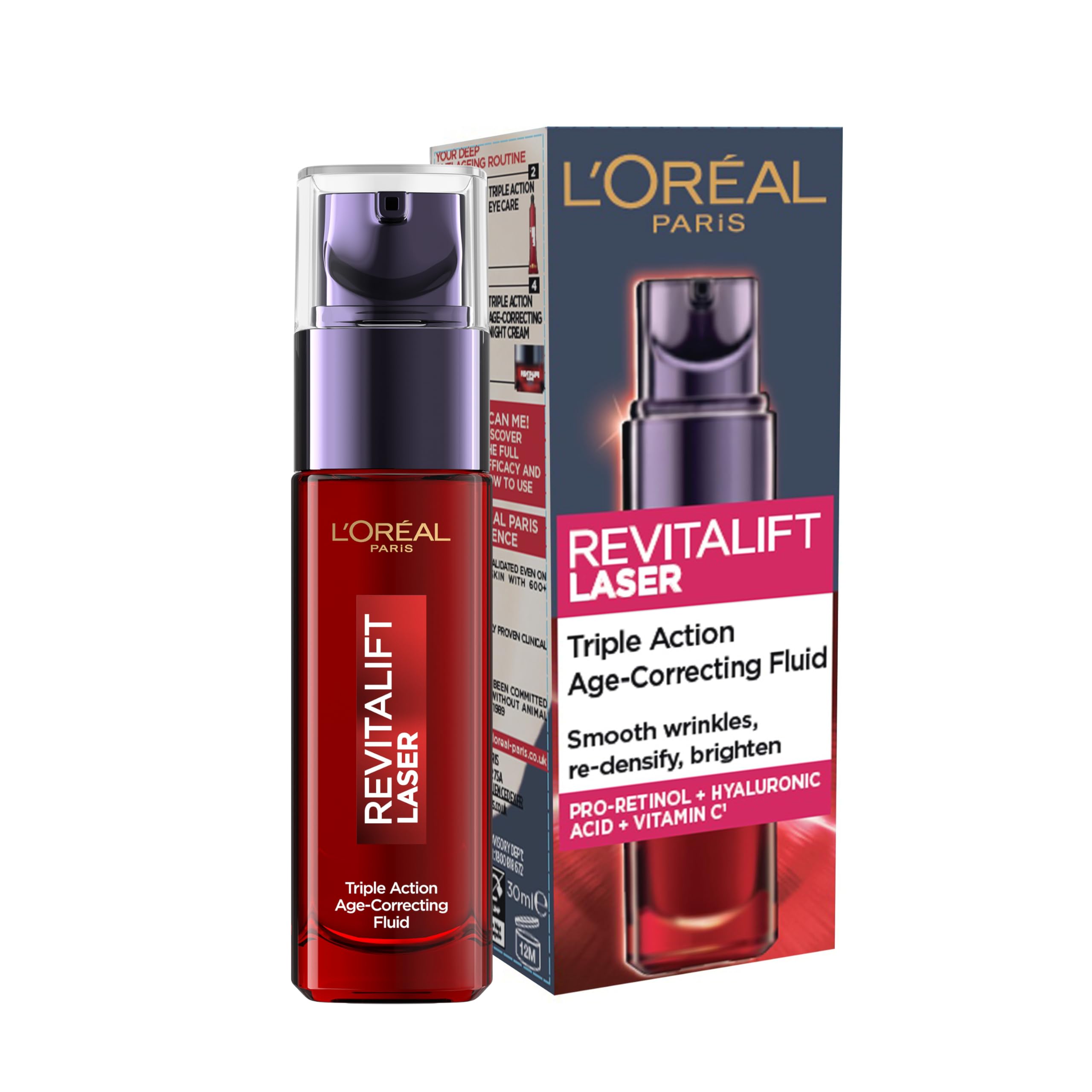 L'Oréal Paris - Revitalift Laser Renew - Anti-Aging Triple Action Super Serum - 30ml