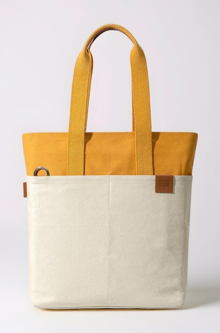 All Time Canvas Daily Tote Bag | Spacious, Stylish, Sturdy Handbag Zippered Compartment | Fits laptops of up to 13.3 inches | Office and Travel Friendly