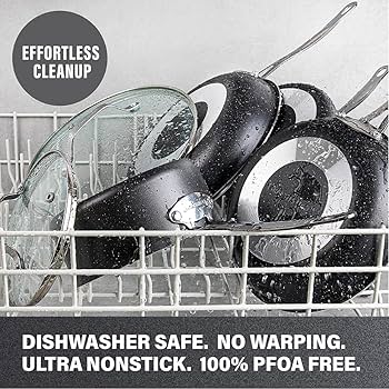 panクン様タグ付き値札なし36ブラック Amazon.com: Granitestone Sauté Pan with Lid, 5.5 Quart. Non