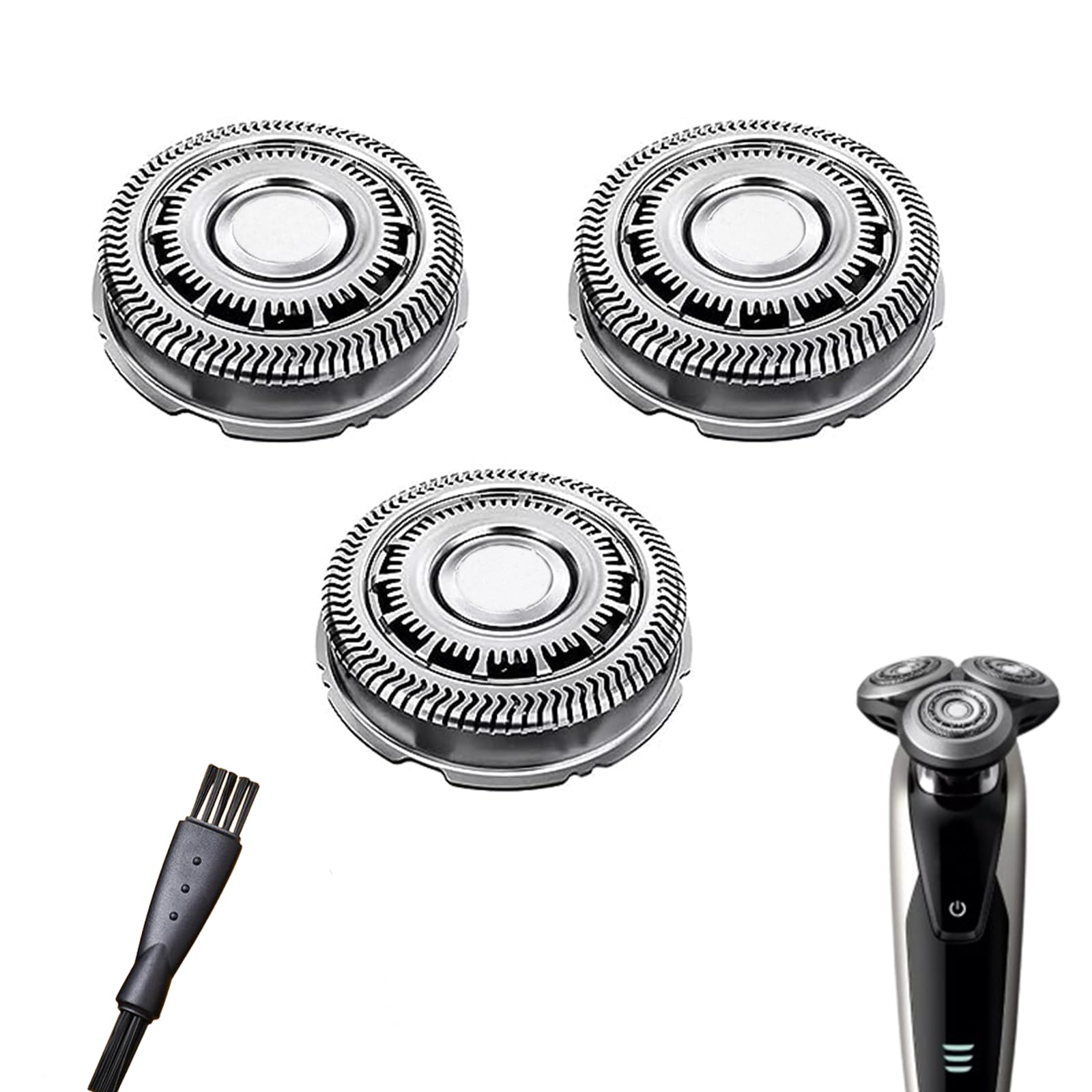 SH90 Replacement Shaver Compatible with Philipss Electric Shavers Series 9000,Series 8000 Shaving Replacement Head Fit for Norelcos Electric Razor Shaving Unit 3P