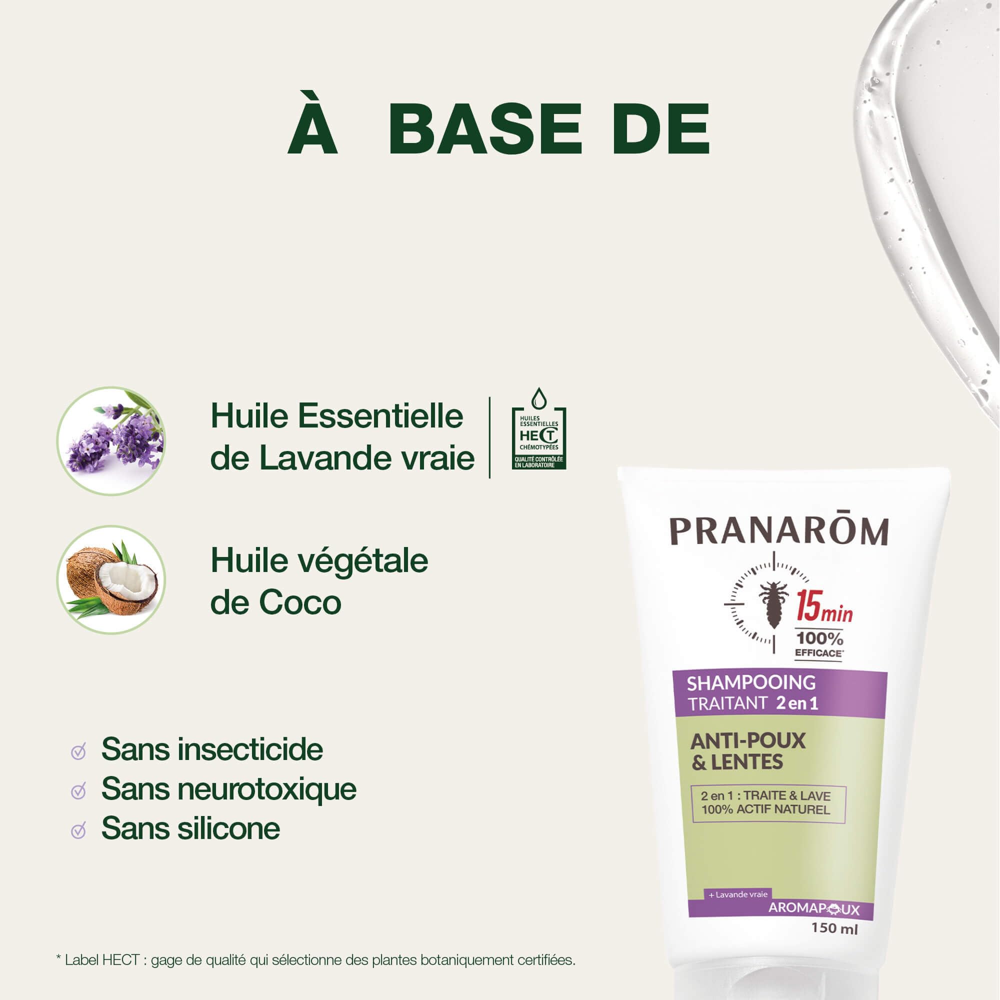 Pranarôm - Aromapoux Shampooing traitant 2 en 1