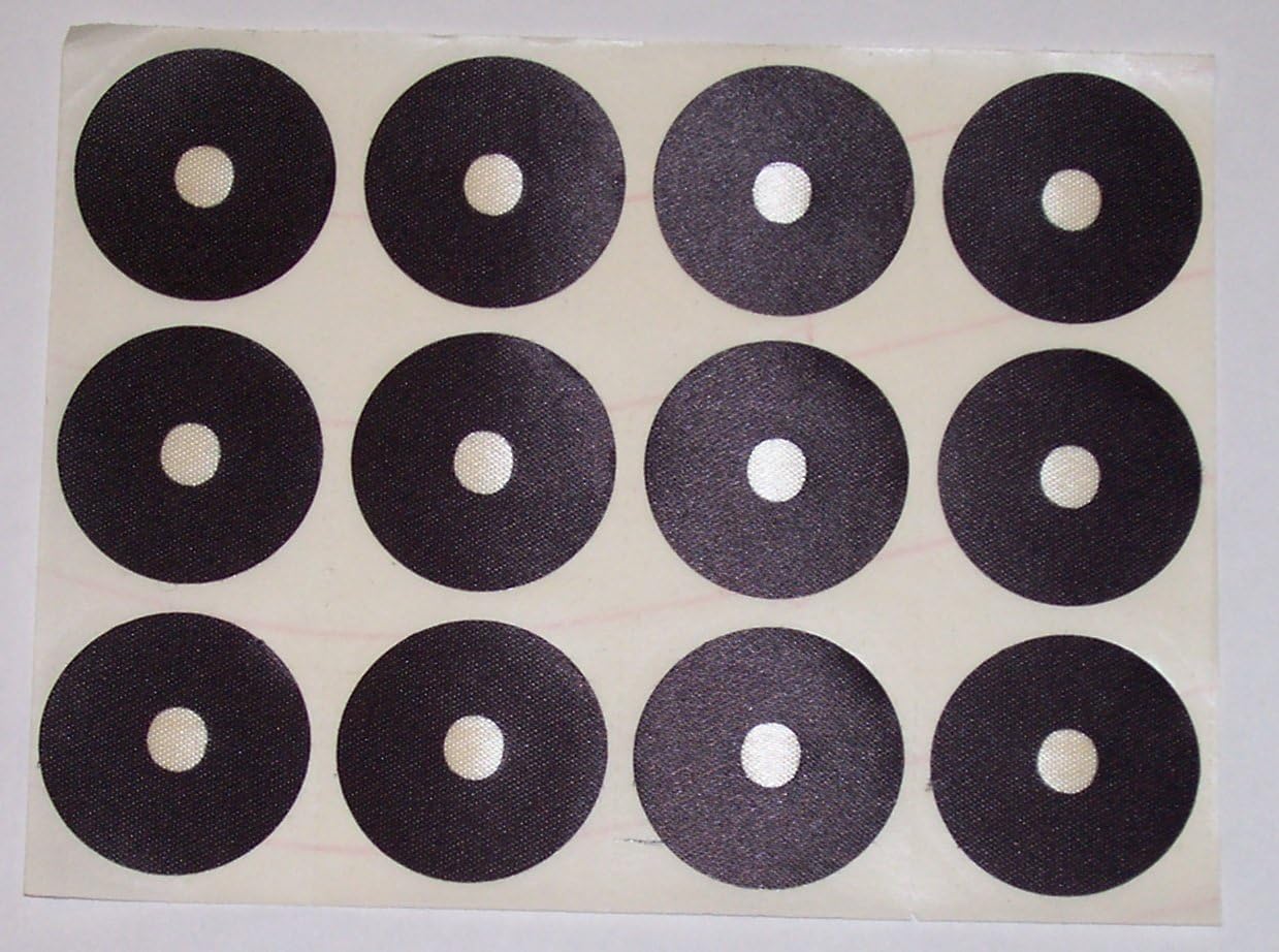 High Skore 12 Large Black Billiard Pool Spots 1-3/8" Regulation Size