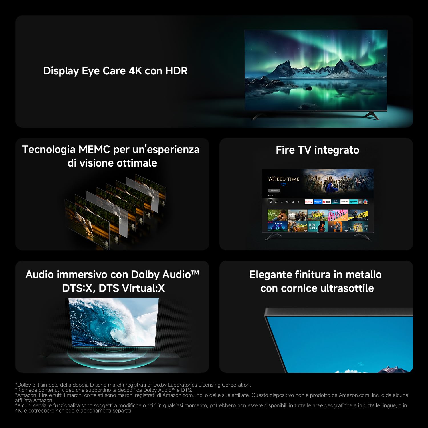 Xiaomi TV F 43 Pollici 4K Smart TV - Dettaglio