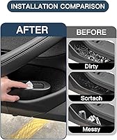 Vista 30 de Ruiya Corolla Cross Door Trash Can for Toyota Corolla Cross Accessories Mini Car Trash Bin with Lid for Storage Plastic Garbage Can Compatible with