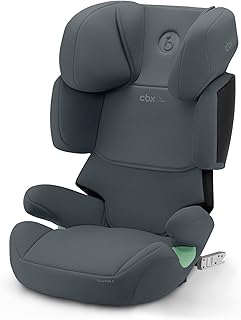 CBX by CYBEX Kinder-Autositz Solution X i-Fix, Für Autos mit und ohne ISOFIX, Ab ca. 3 bis 12 Jahre (100 - 150 cm), Ab ca. 15 bis 50 kg, Grau