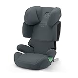 CBX by CYBEX Kinder-Autositz Solution X i-Fix, Für Autos mit und ohne ISOFIX, Ab ca. 3 bis 12 Jahre (100 - 150 cm), Ab ca. 15 bis 50 kg, Grau X i-Fix Grau