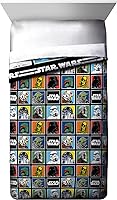 Vista 4 de Jay Franco Edredón para niños - Súper suave, ropa de cama reversible, relleno de microfibra de poliéster, multicolor - Star Wars, Full