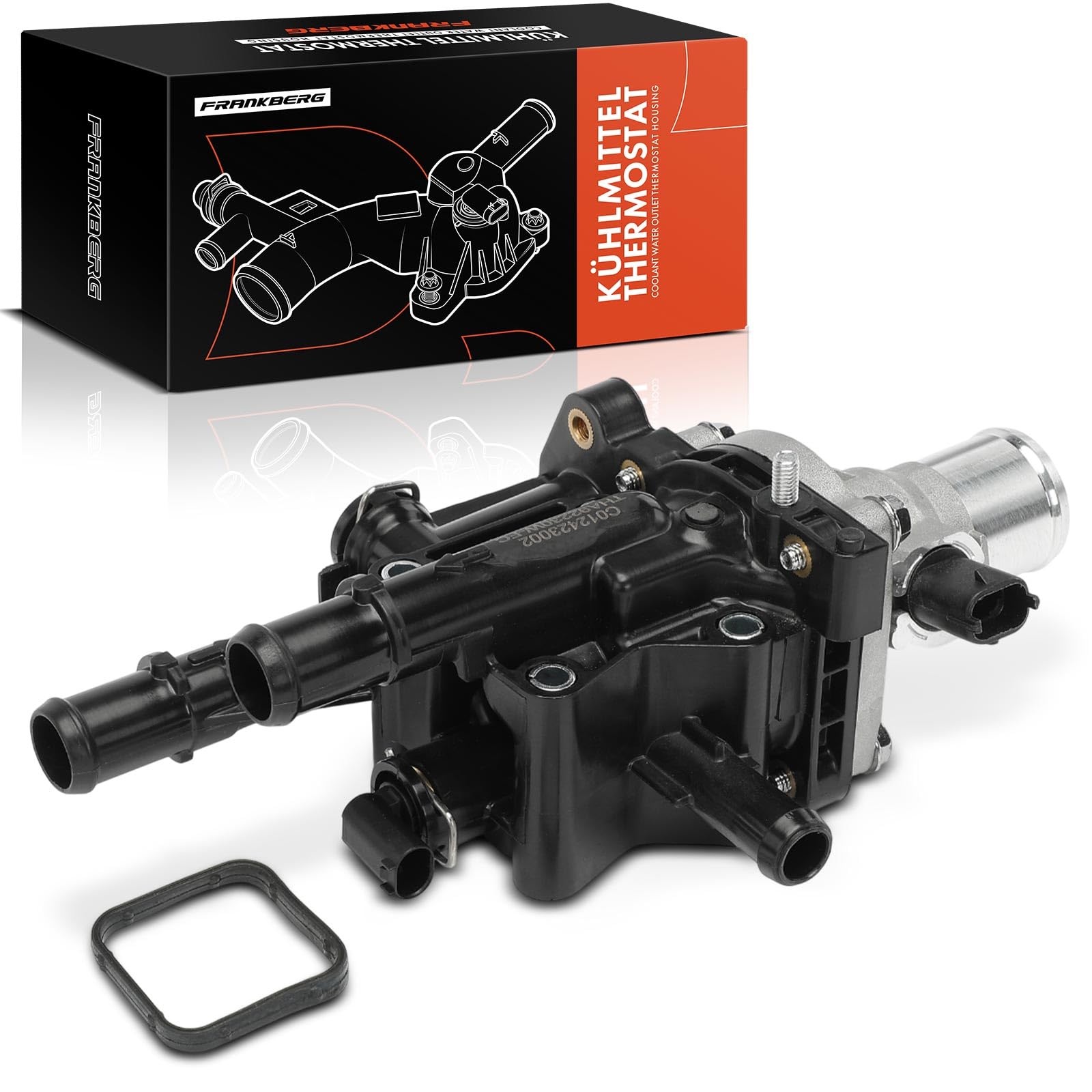 Frankberg Refrigerante del Termostato Benzina Compatibile con Astra J P10 1.6L Mokka/Mokka X J13 1.6L Astra J GTC 1.6L Orlando J309 1.8L Cruze J300 1.6L Replace# 1581766