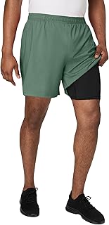 Hanes
Men's Moves Workout Boxer Brief Liner & Total Support Pouch, Moisture-Wicking Shorts, 7” Inseam