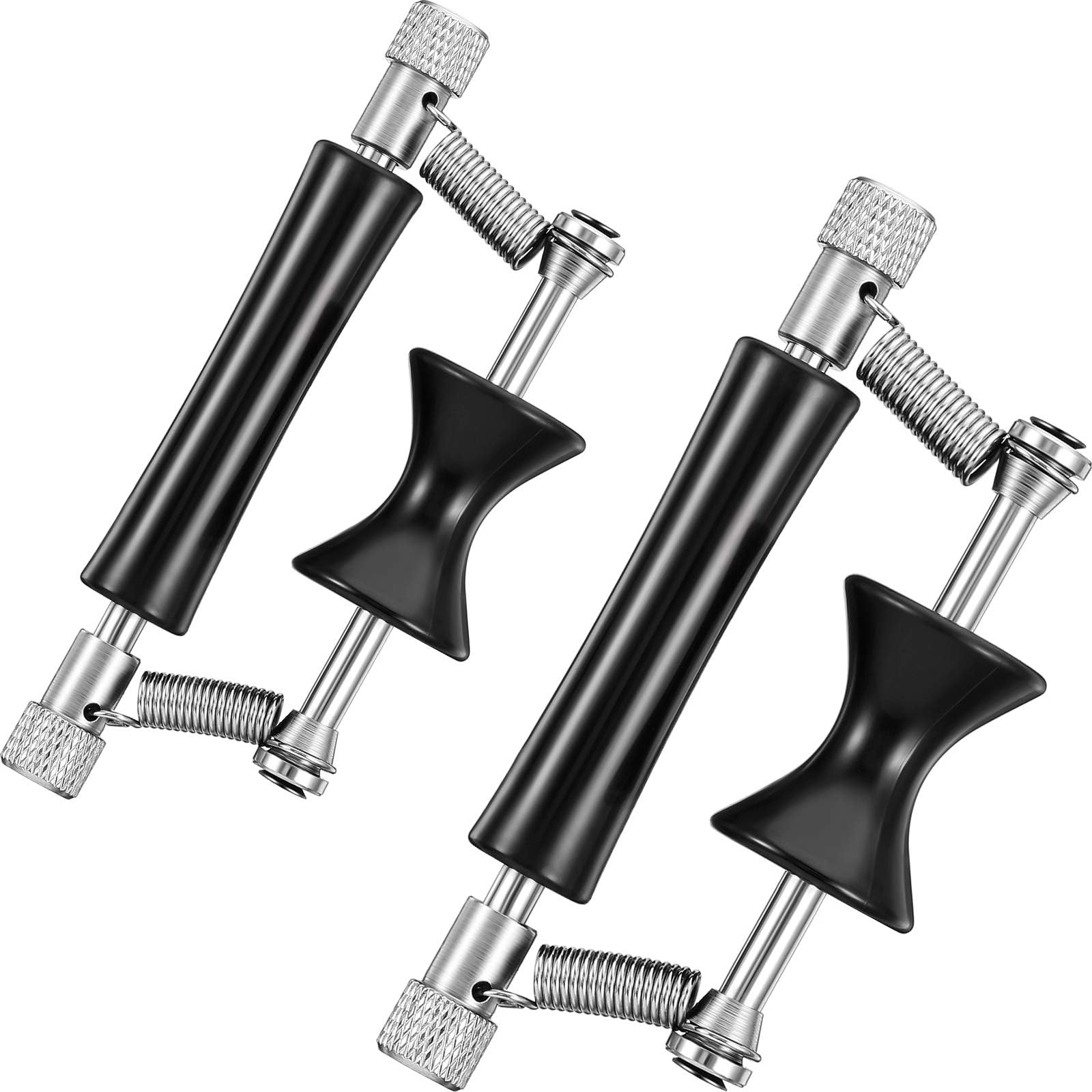 Frienda 2 Pack Guitar Rolling Capo Sliding Adjustable Rubber and Stainless Steel Capo for Tuning Tone of String Instruments Like Folk Classic Electric Acoustic 6 String Guitar Ukulele Mandolin Banjo