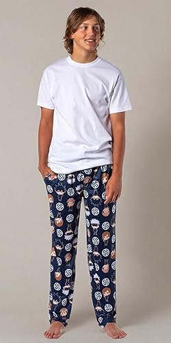 Vista 3 de Bioworld Jujutsu Kaisen Chibi Sorcerers - Pantalones de pijama para hombre