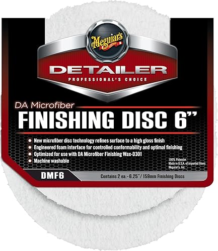 Placa de apoyo Meguiar's giratorio suave, DMF6, 6, Blanco