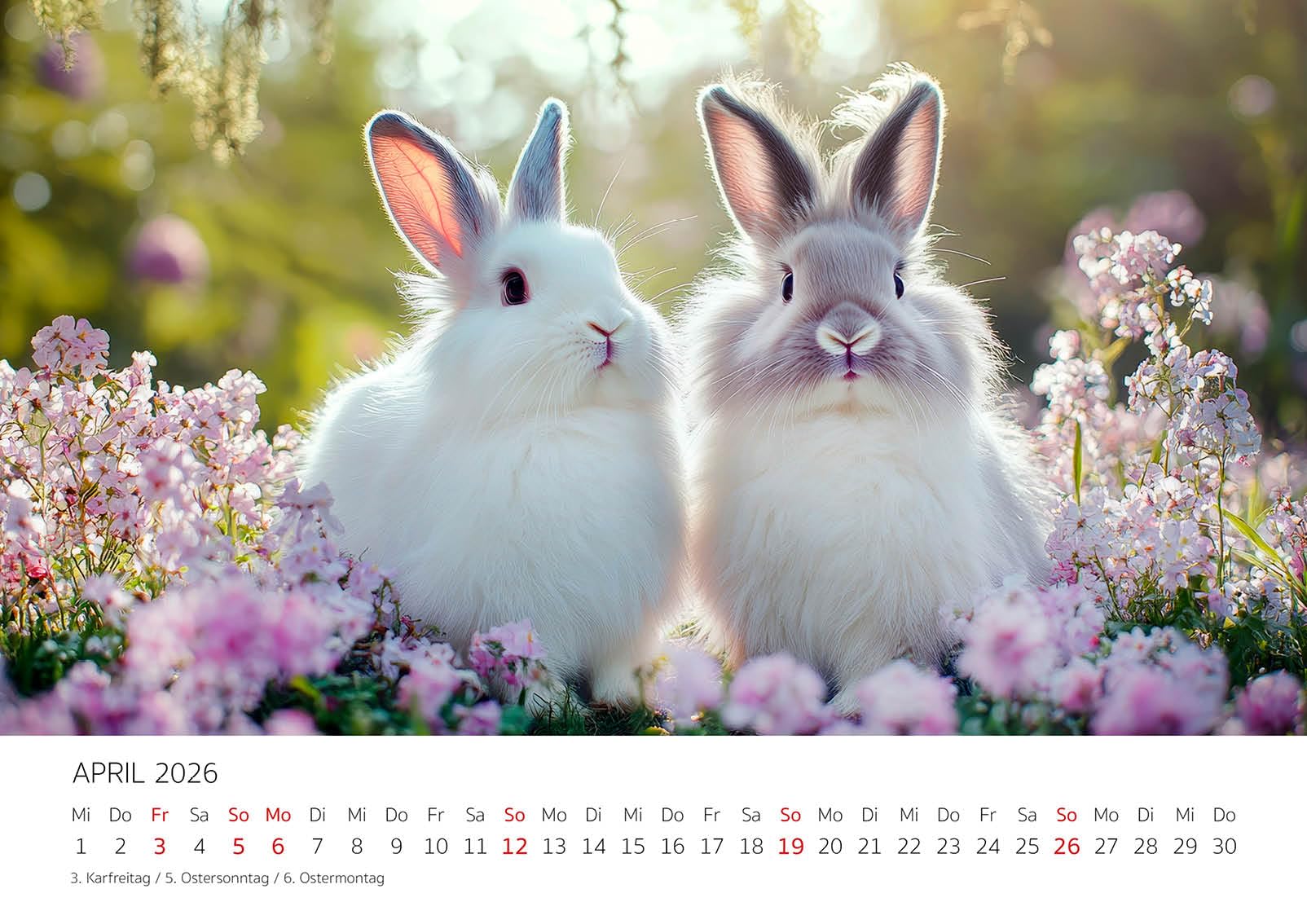Edition Seidel Premium kalender konijntje 2026 formaat DIN A3 wandkalender dierenkalender haas haasje mummler dieren kinderen wilde dieren bosdieren Edition Seidel Premium kalender konijntje 2026 formaat DIN A3 wandkalender dierenkalender haas haasje mummler dieren kinderen wilde dieren bosdieren