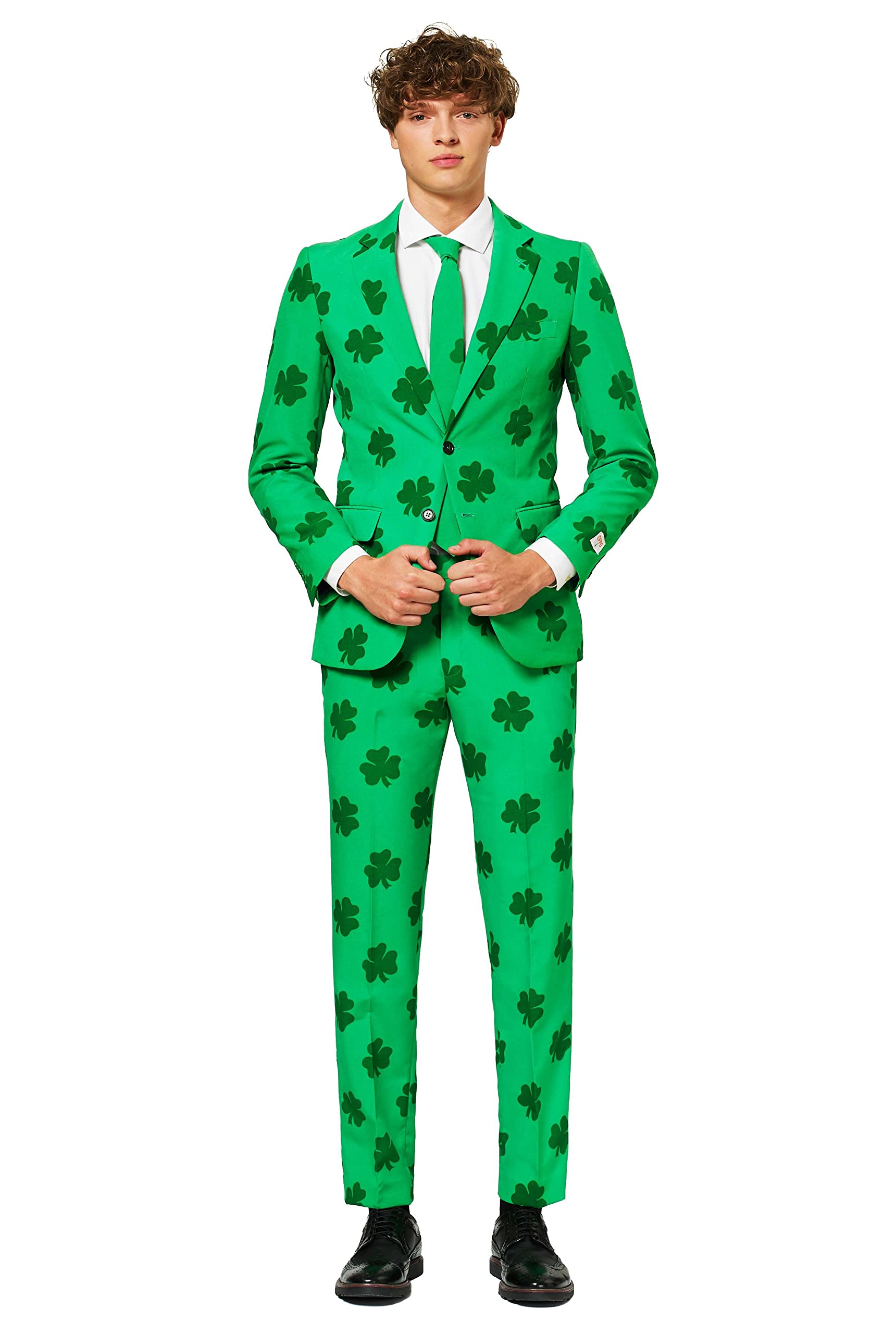 OppoSuits Herren Osui-0021 Business-Anzug Hosen-Set