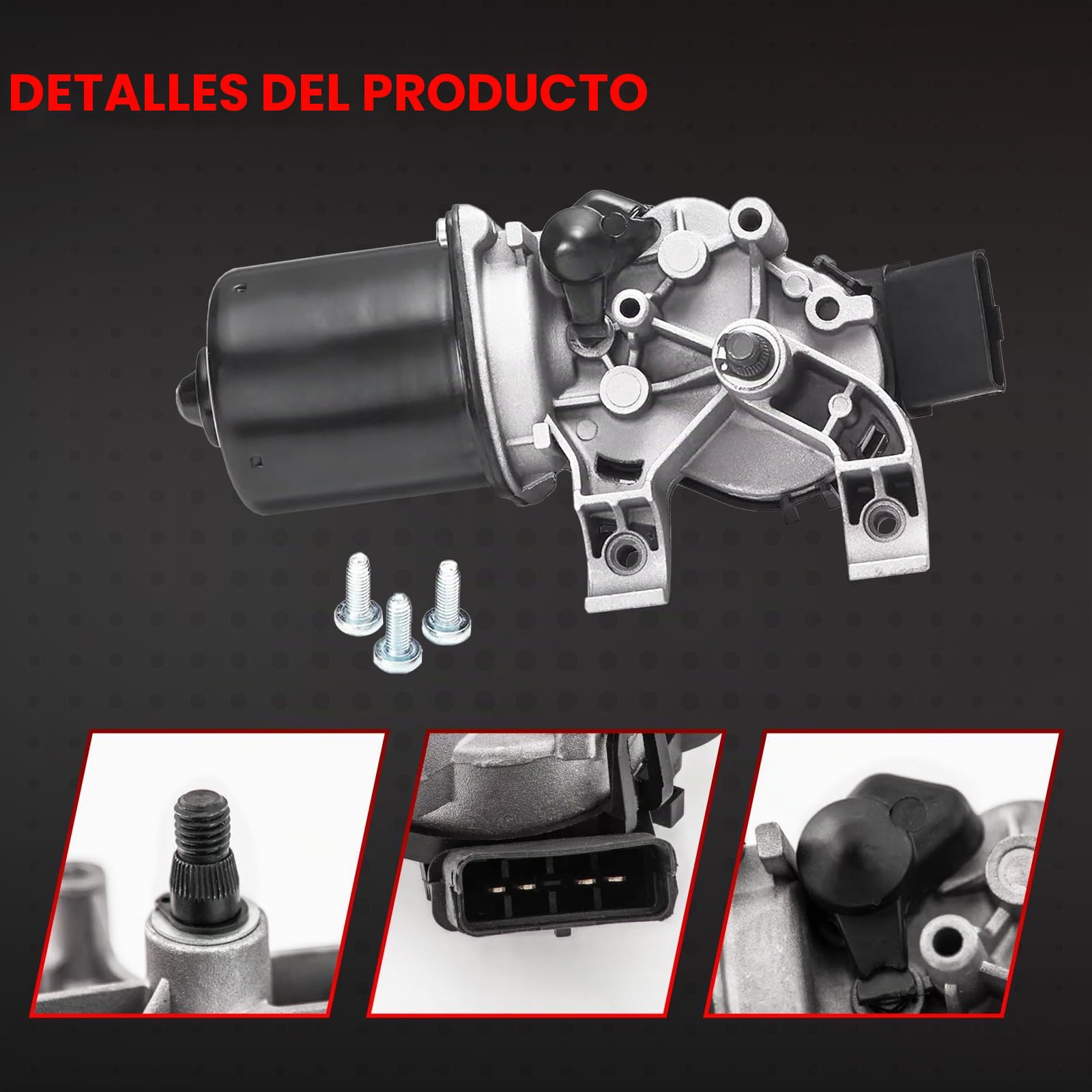 Reemplazo del motor del limpiaparabrisas delantero para Clio III BR0/1 CR0/1 2005-2014 Grandtour 2008 - Van SB_ SR_ 2005 - Accesorios para automóvil Pieza # 7701061590 53567502 8200268931 579738
