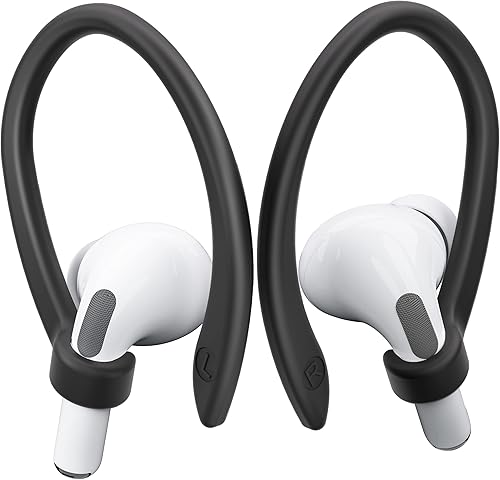 2 pares de ganchos para las orejas de AirPods Pro 2, AirPods Pro, AirPods 3, 2 y 1, ganchos deportivos antideslizantes mejorados para AirPods 1, 2,