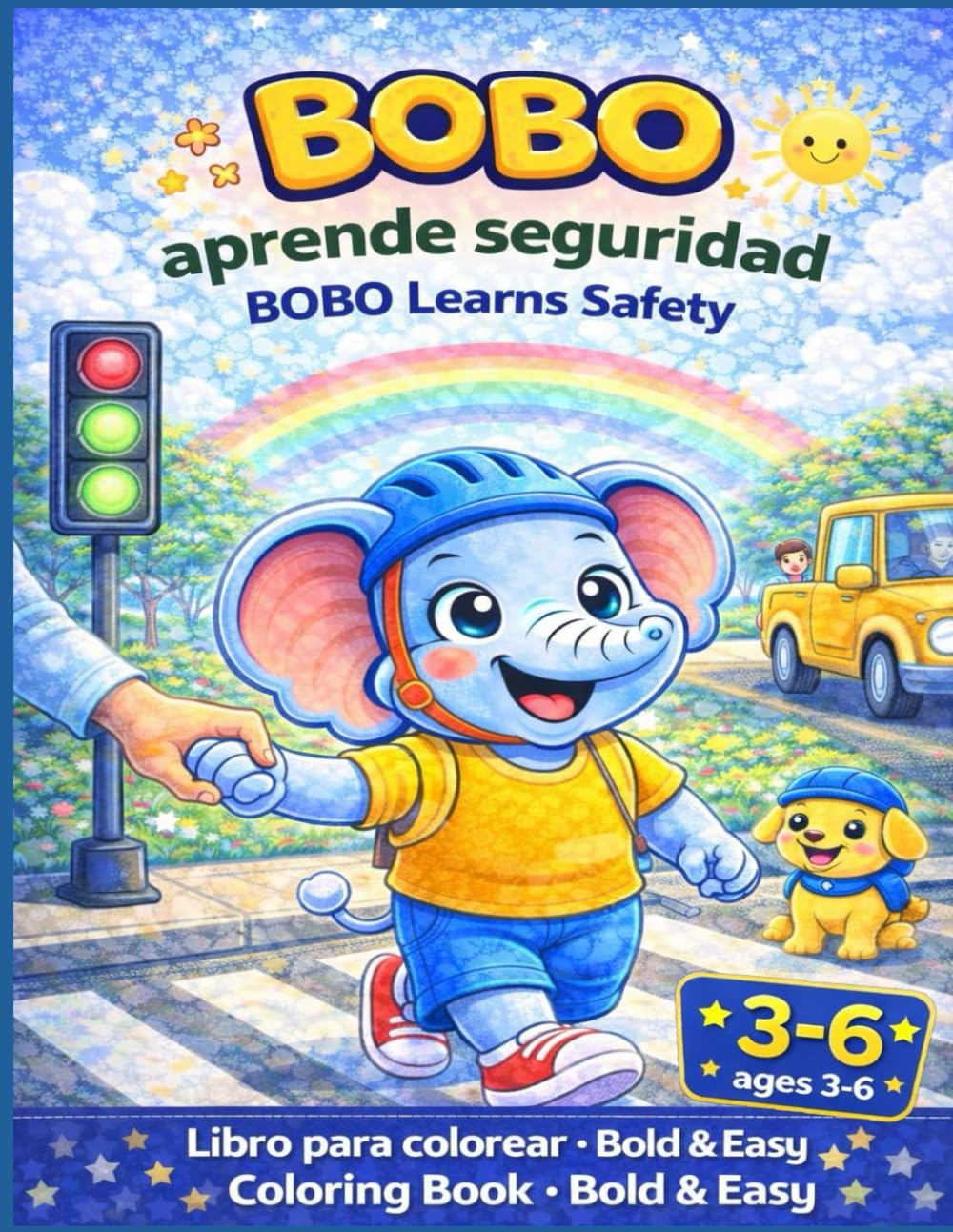 BOBO APRENDE SEGURIDAD: COLOREANDO CON BOBO 3-6 años (Coloring with BOBO)