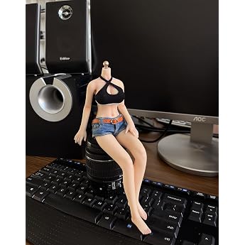 LDDOLL 1/6 Scale Figure, Female, Ultra Flexible, Seamless, Bare Body, Silicone, 27XL (Semi-White (OB White Skin Feeling), Fin