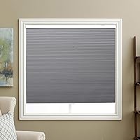 Vista 1 de Persianas Celulares Sin Cable, Persianas Opacas para Ventana para el Hogar, 22W x 48H, Plata Fría (Opaca)