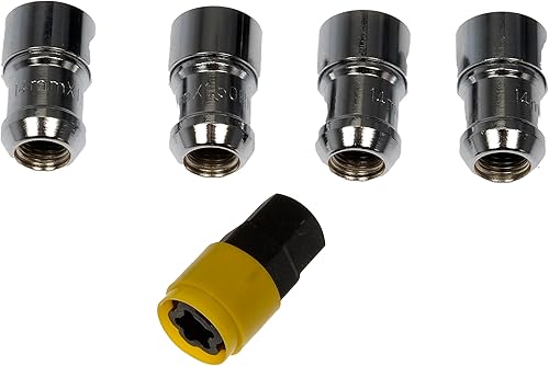 Miniatura 4 de Dorman 712-680 M14-1.50 - Juego de cerraduras profundas para ruedas (4 cerraduras y 1 llave) compatible con modelos seleccionados