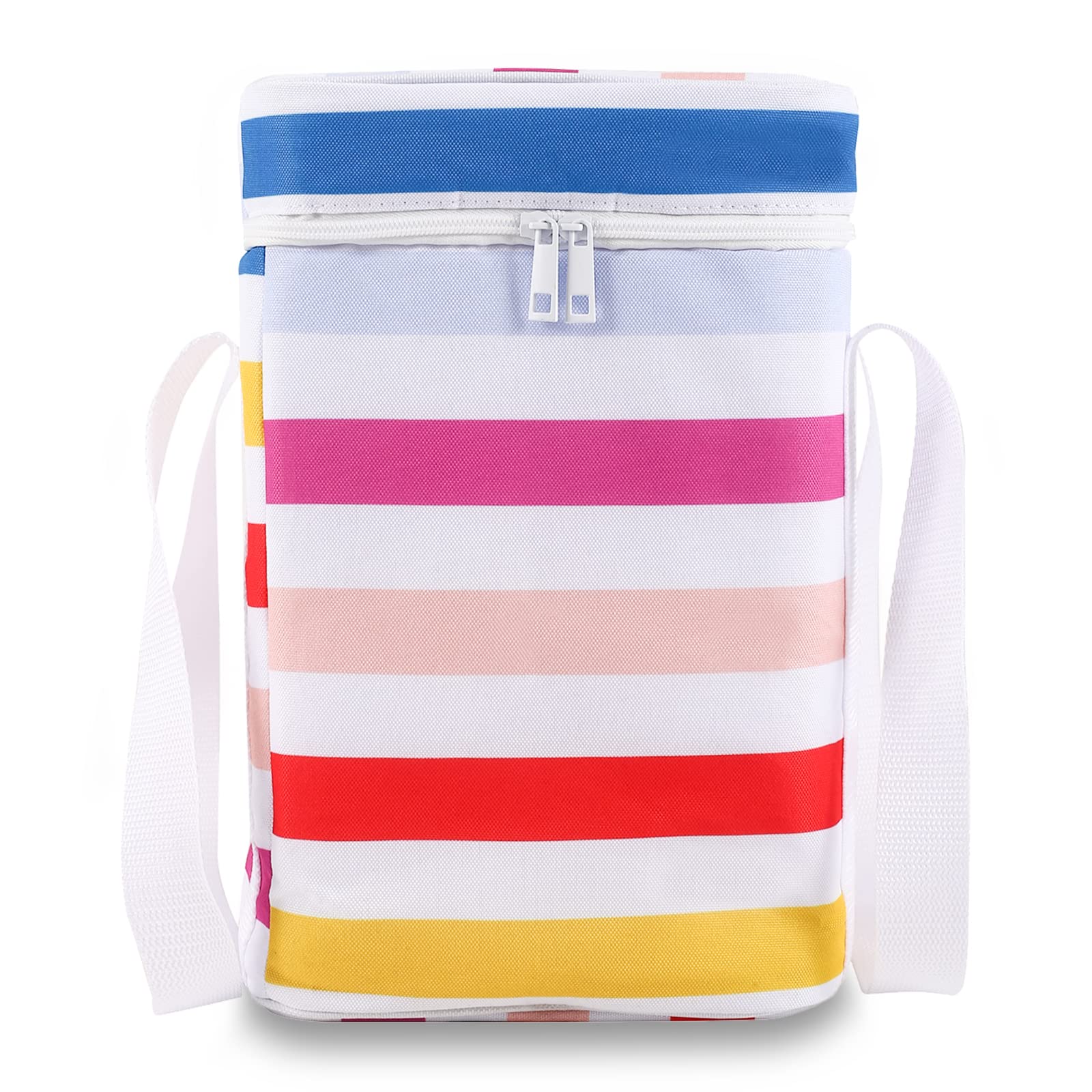 Sac isotherme pour 4 bouteilles de vin, sac isotherme et étanche pour pique-nique, cadeau de vin, grande capacité pour plage, piscine, bateau, parc, voyage et restaurant BYOB, cadeau pour femme