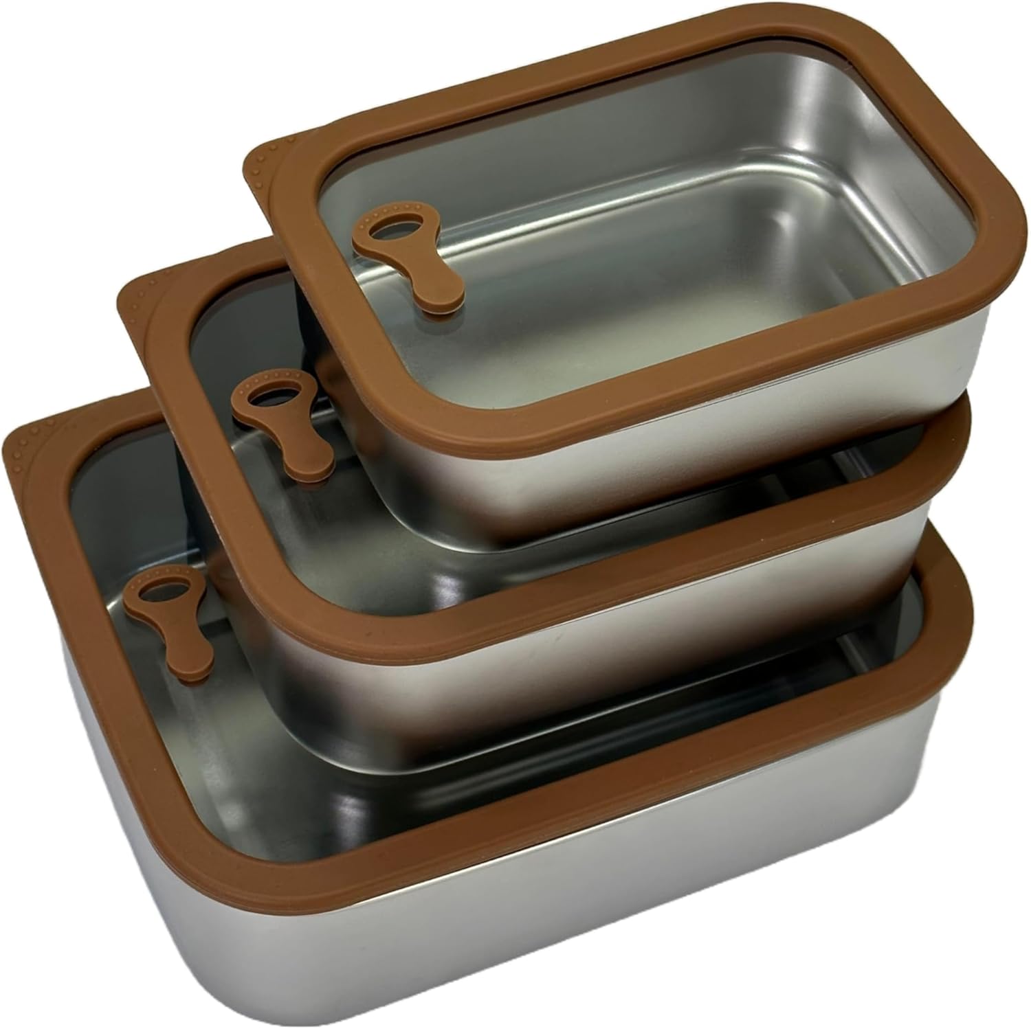 Amazon.com: EleganceEssentials Stainless steel food storage containers ...