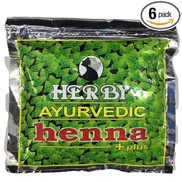 HERBY HENNA 100GM (PACK OF 6)