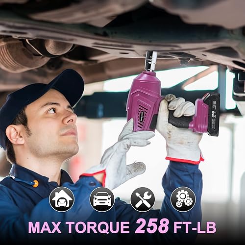 Miniatura 9 de Gato hidráulico de coche eléctrico inalámbrico de 5 toneladas con llave de impacto inalámbrica de 12 V, gato eléctrico de piso para SUV sedanes (2