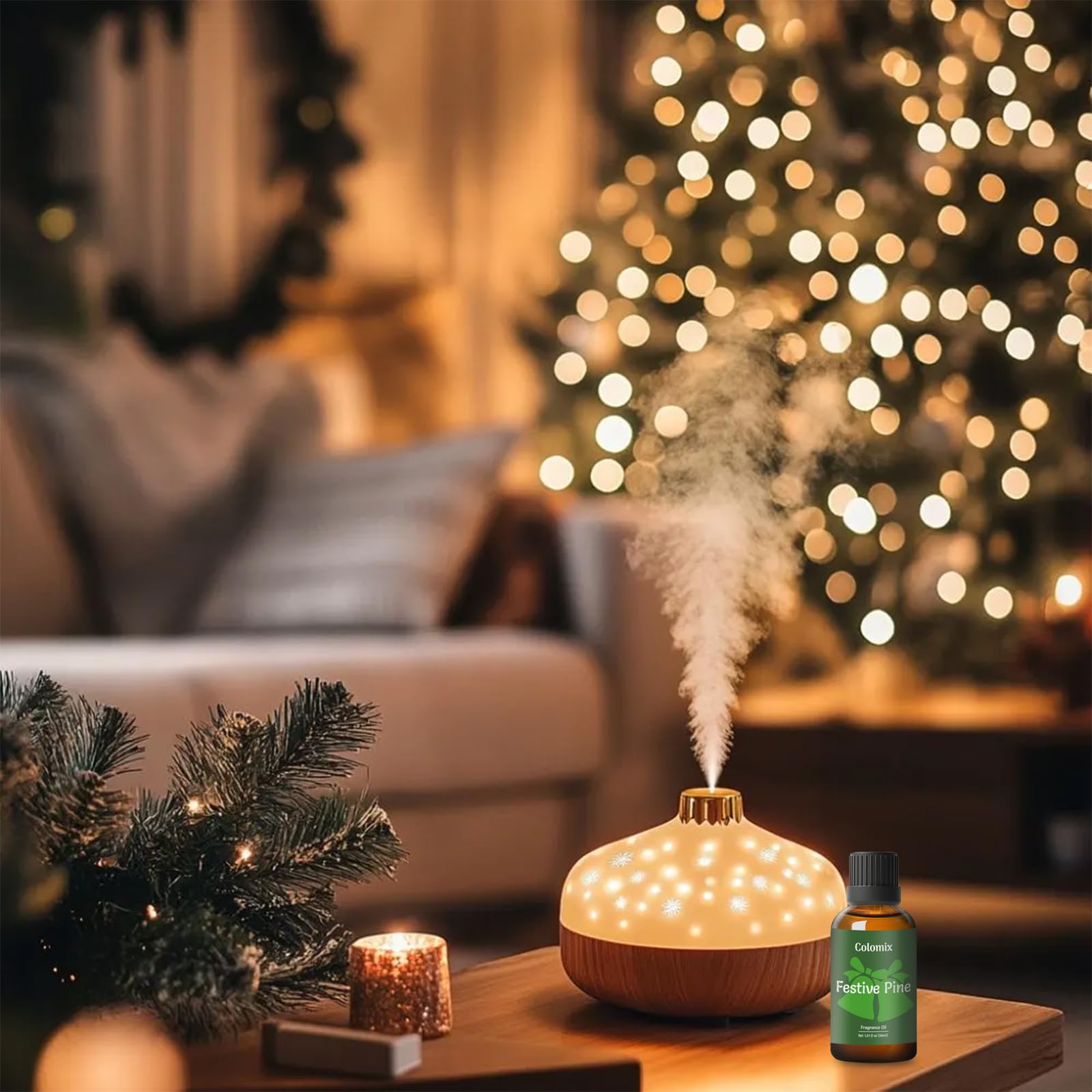 Juego de aceites aromáticos navideños