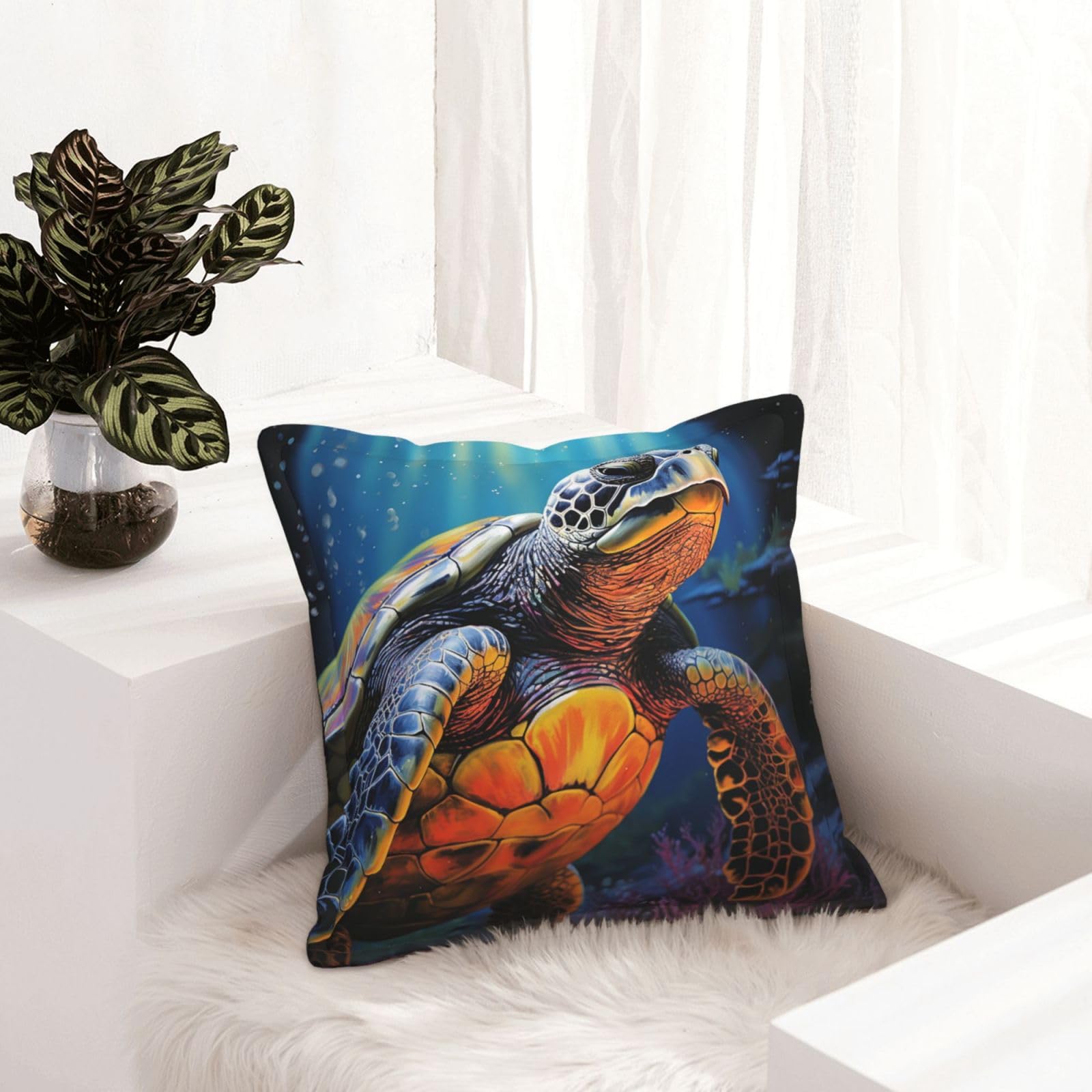 Housse de coussin pour canapé moderne en similicuir résistant et facile à nettoyer