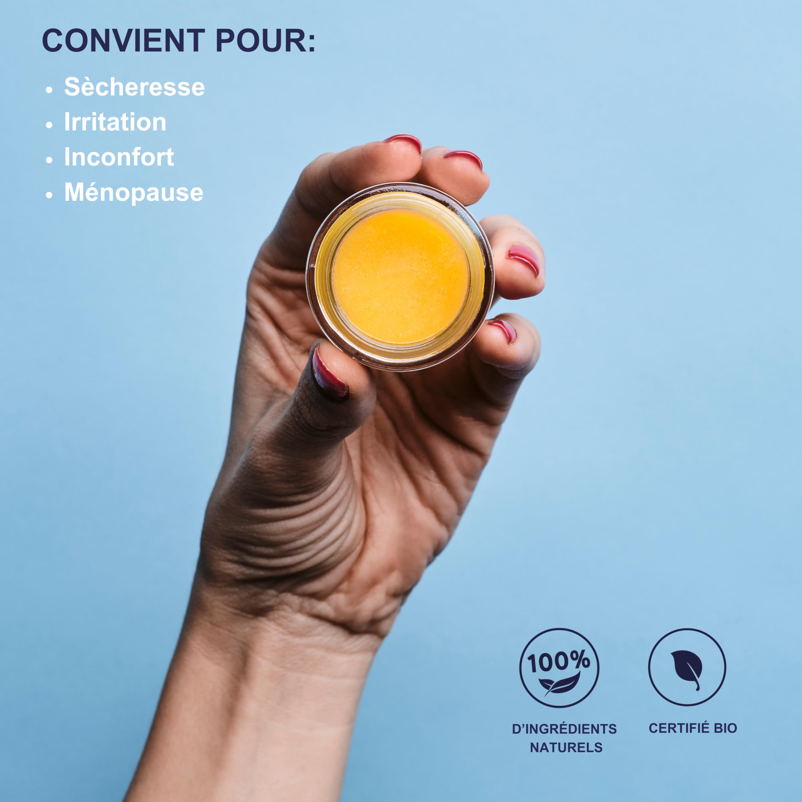 GOLIATE - Cofanetto Regalo Rituale Cura I Gel lubrificante intimo all'acqua - Balsamo Cura vulva - Gel femminile I Bio, naturale, idratante, made in France