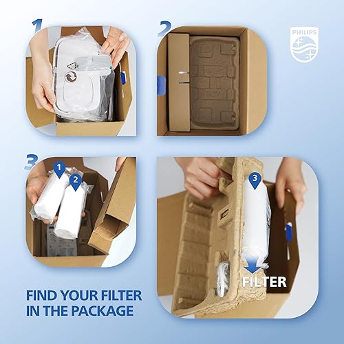 Miniatura 6 de PHILIPS GoZero - Jarra de filtro de agua instantánea de próxima generación, batería recargable, tecnología Mirco-X Clean, 3L 12 tazas, flujo rápido