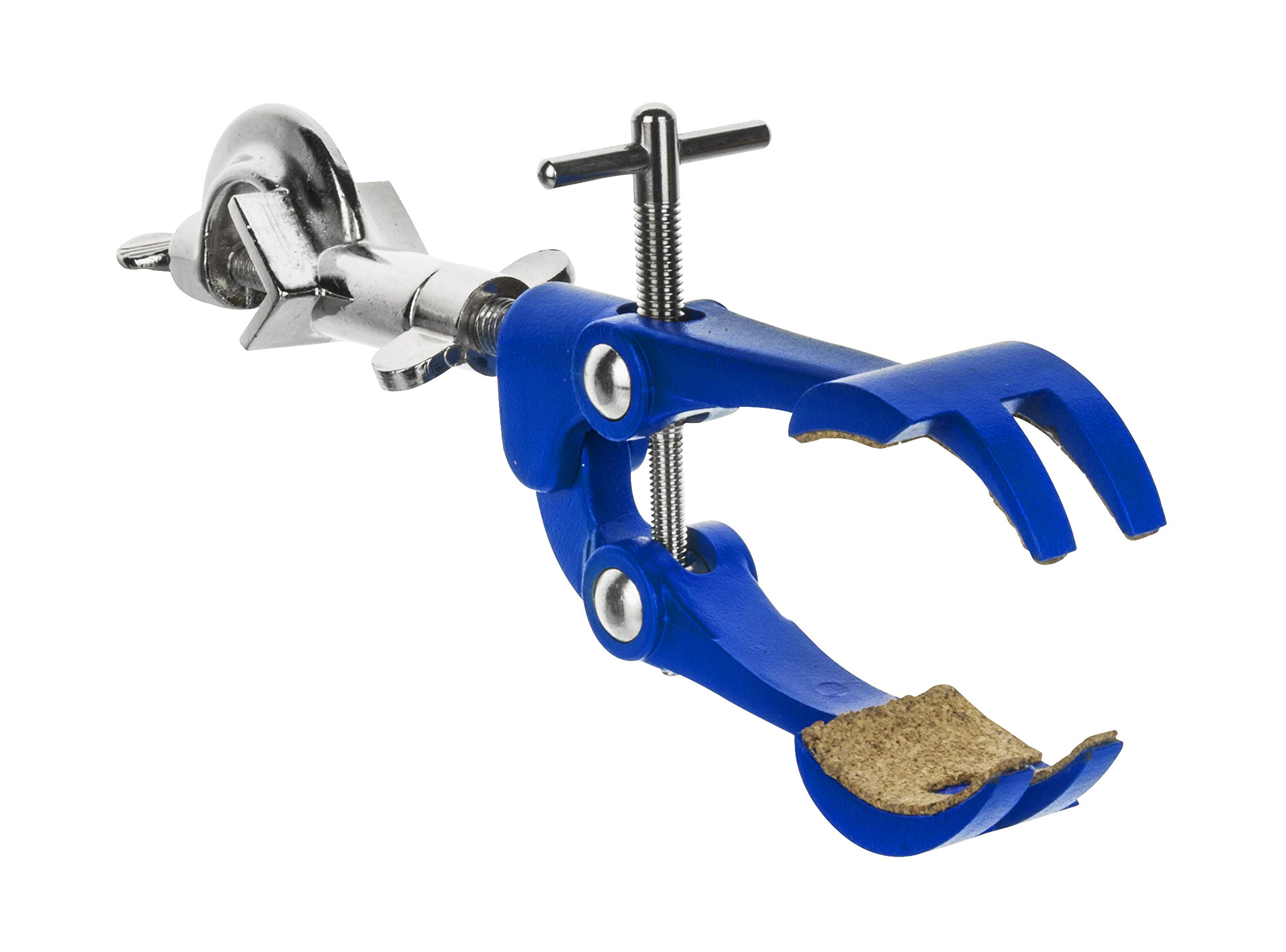 4 Prong, Cork Lined Clamp on Swivel Bosshead - 4.1