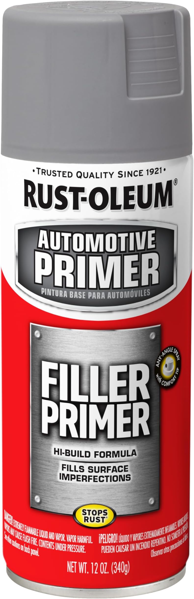 Rust-OlEUm Filler Primer Spray, Grey, 312 gm