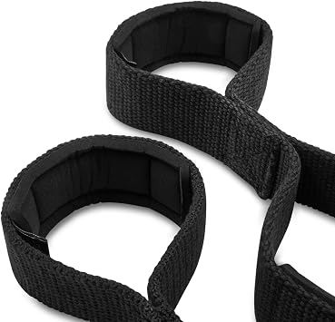 Meister Figure 8's Weight Lifting Straps - Neoprene Padded (Pair)
