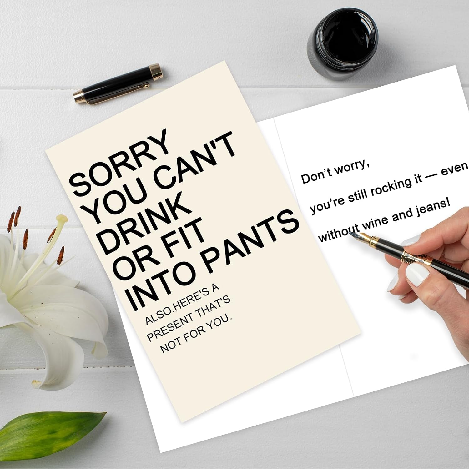 Funny Baby Shower Card for New Mum Dad Friend Him Her, Cute New Baby Arrival Expecting Cards for Women Men, Sarcastic Greeting Card for Mother To Be, Humorous Pregnancy Gifts image 4
