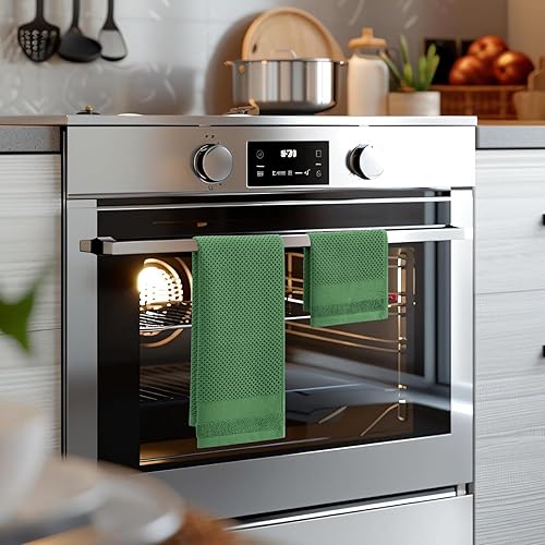 Miniatura 72 de Homaxy Paños de cocina 100% algodón, paquete de 8 – 12 x 12 pulgadas, tejido de gofre, muy suaves y absorbentes, paños de cocina de secado rápido