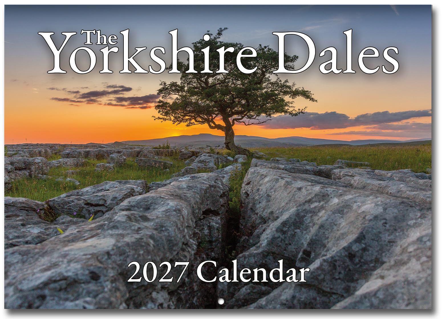 2027 Yorkshire Dales Calendar - A4 opens to A3 - Includes: Skipton, Kettlewell, Wesnsleydale, Burnsall, Yockenthwaite, Swaledale & more...